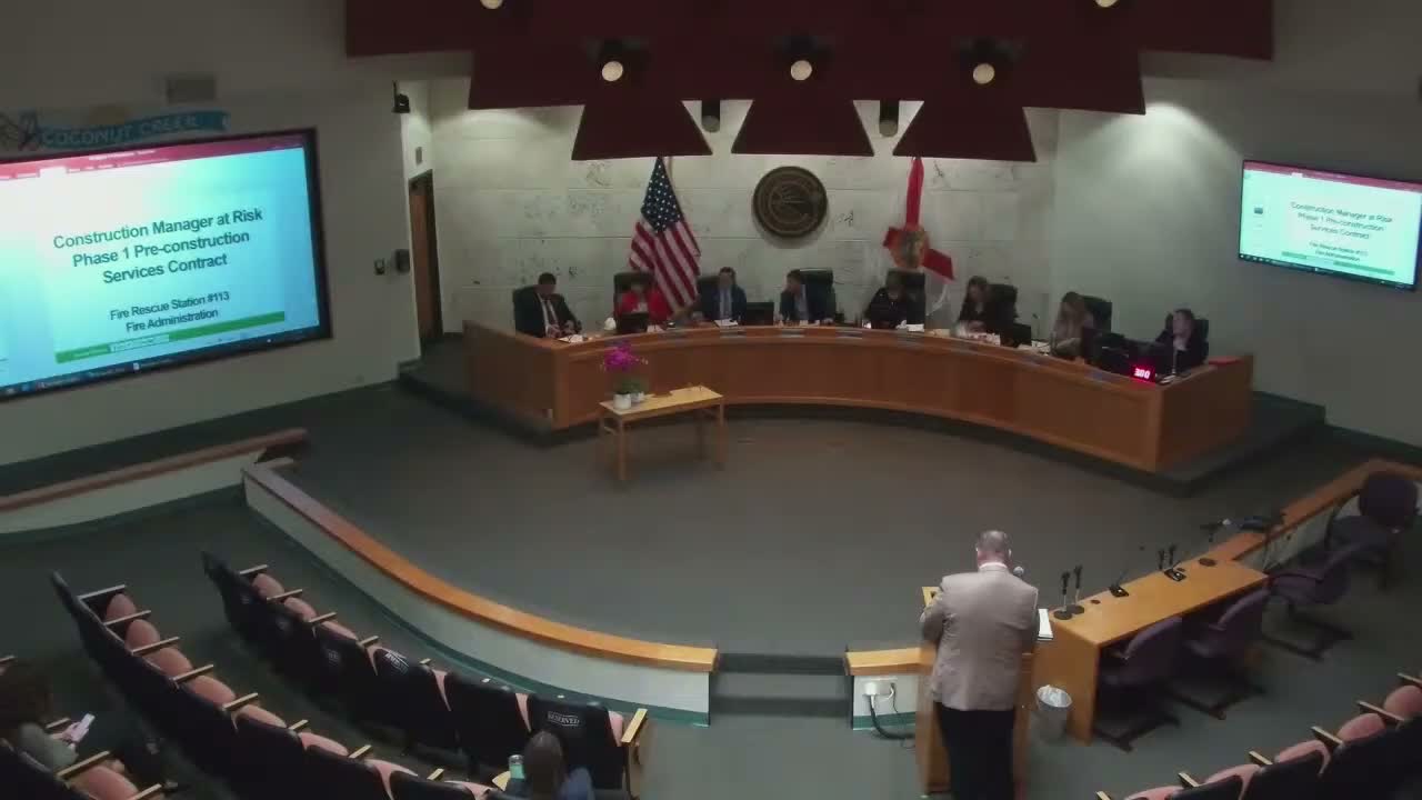 Coconut Creek hires construction manager at risk for Fire Station 113 pre-construction work