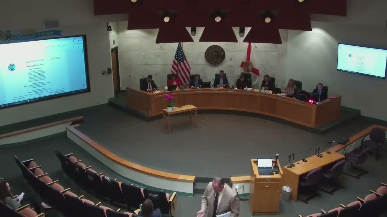 Coconut Creek adopts 2026 state legislative agenda, amends language to 'monitor' fiscal-impact bills