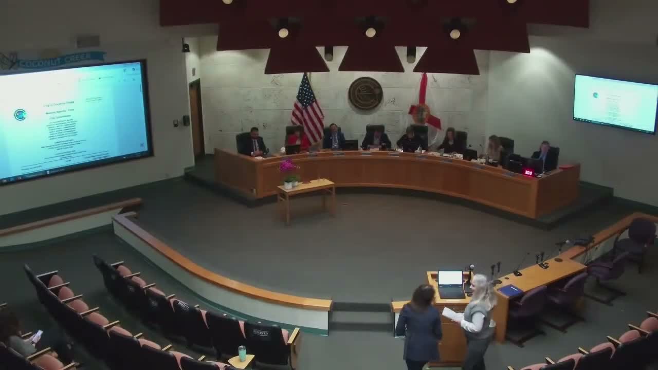 Coconut Creek manager updates commission on lighting, remembrance event and redistricting timeline