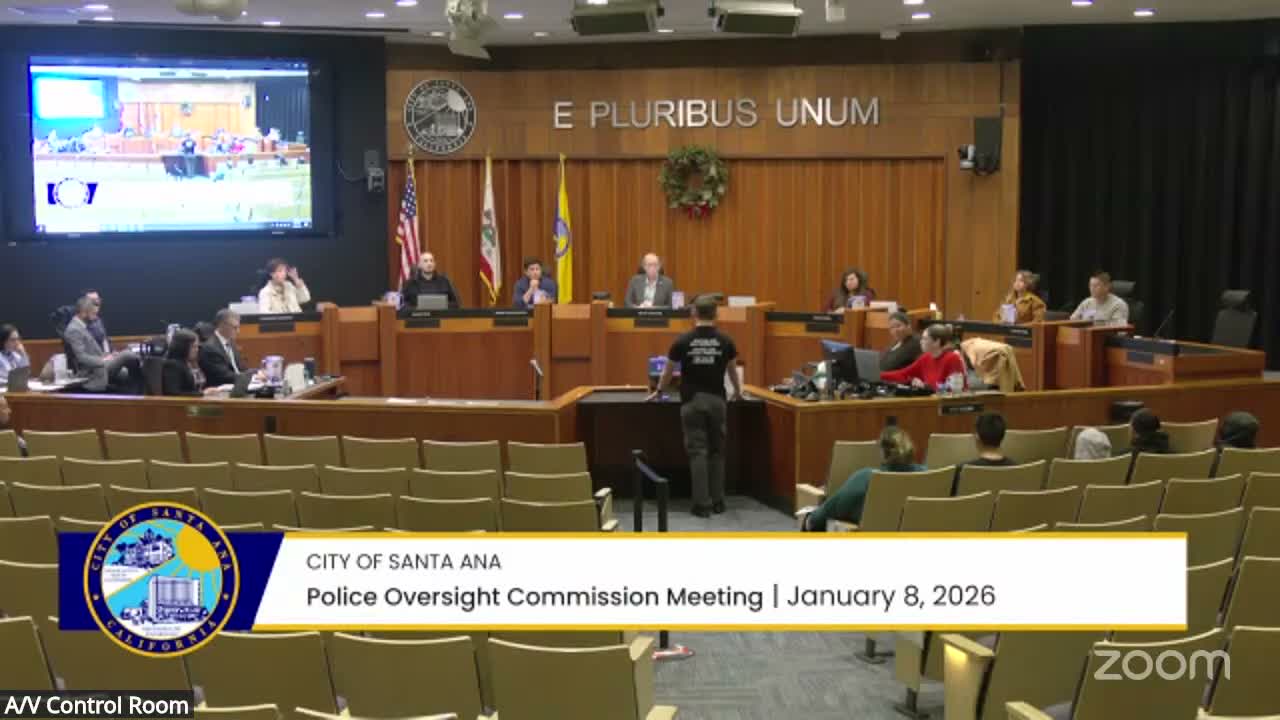 Family and advocates press Santa Ana oversight commission for independent probe into Noe Rodriguez killing