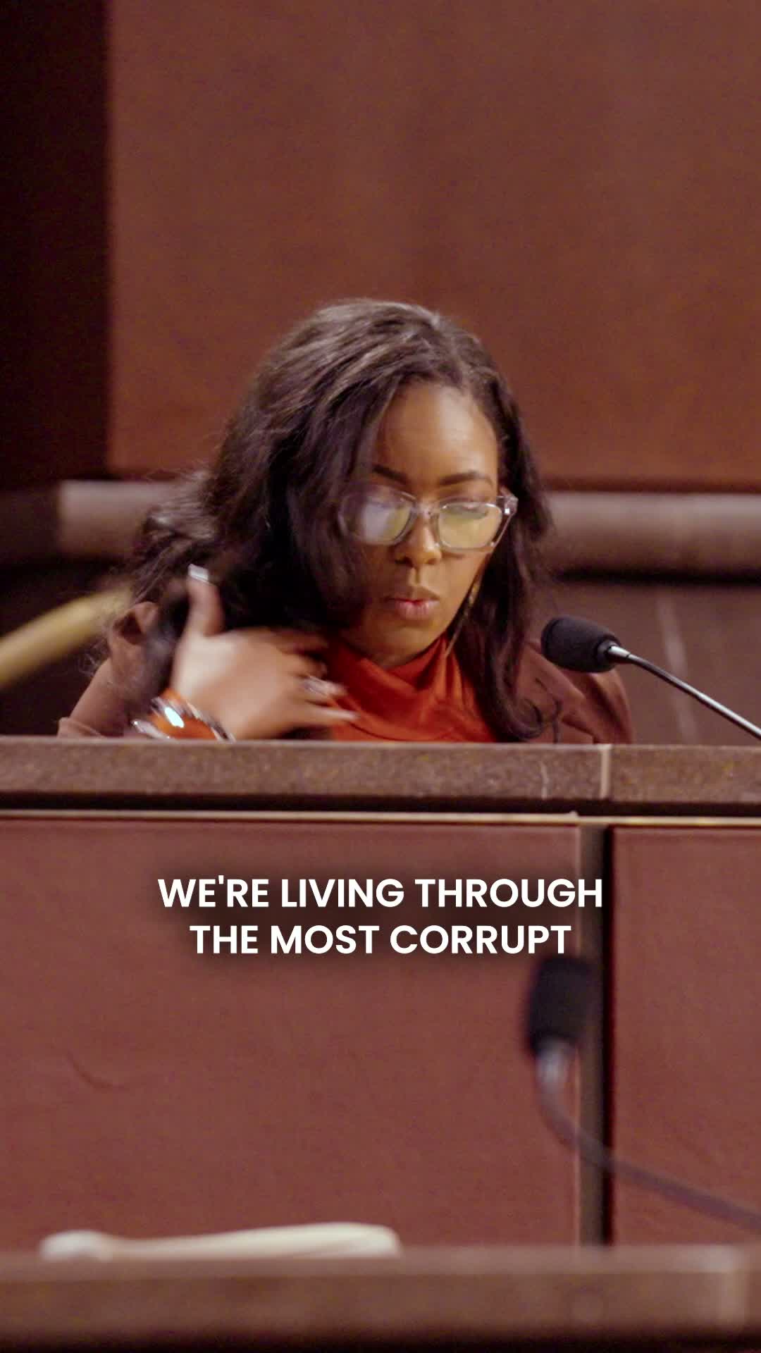 Unidentified speaker alleges wide-ranging misuse of taxpayer funds; witness says DOJ public integrity unit is weakened