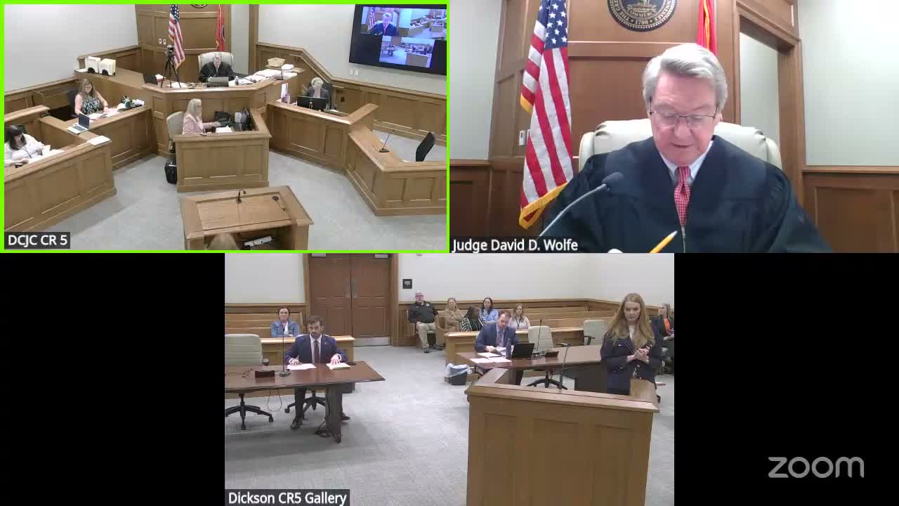 Court accepts plea in one case, reinstates probation in another and resets several dockets