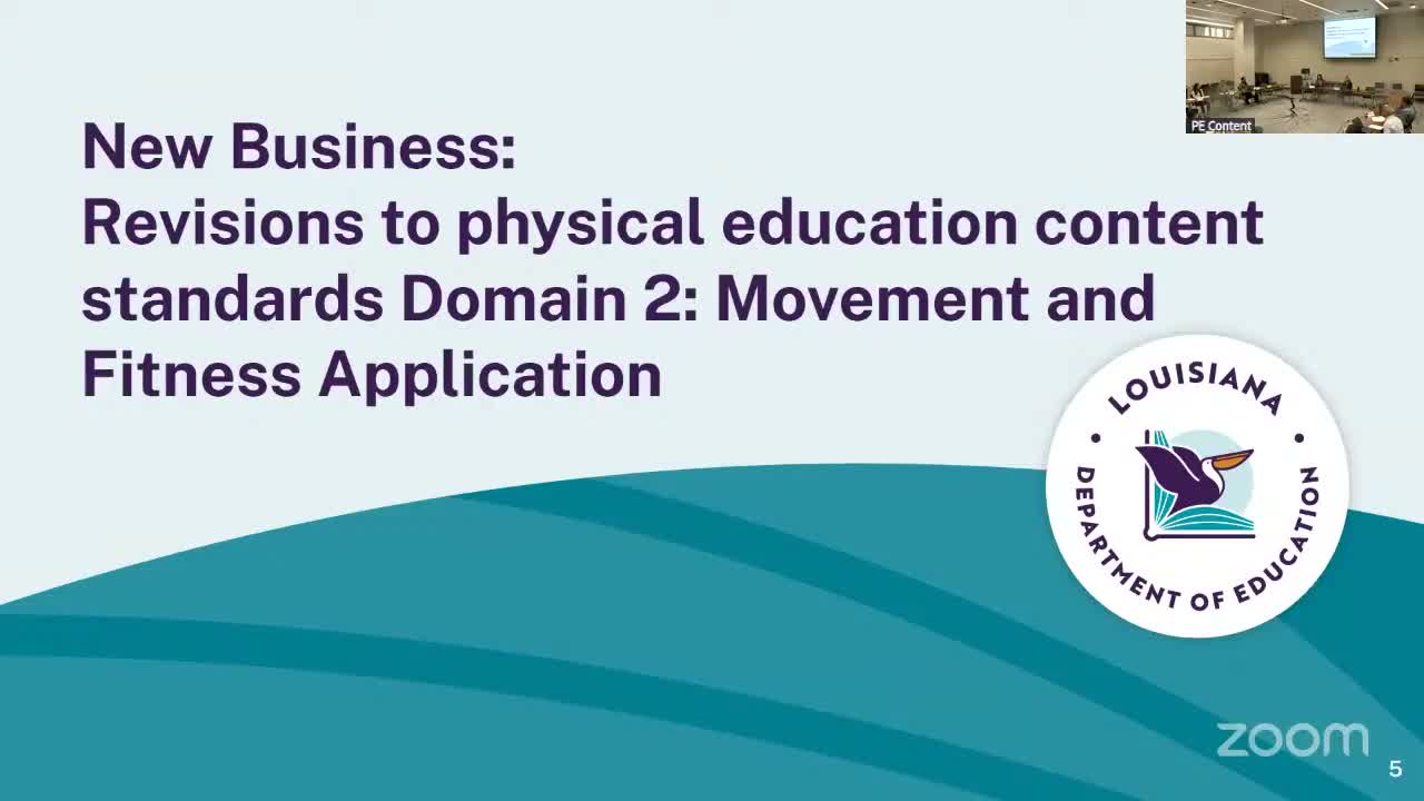 Steering committee endorses revised Domain 2 K–12 physical education standards; work groups add water-safety and concussion literacy