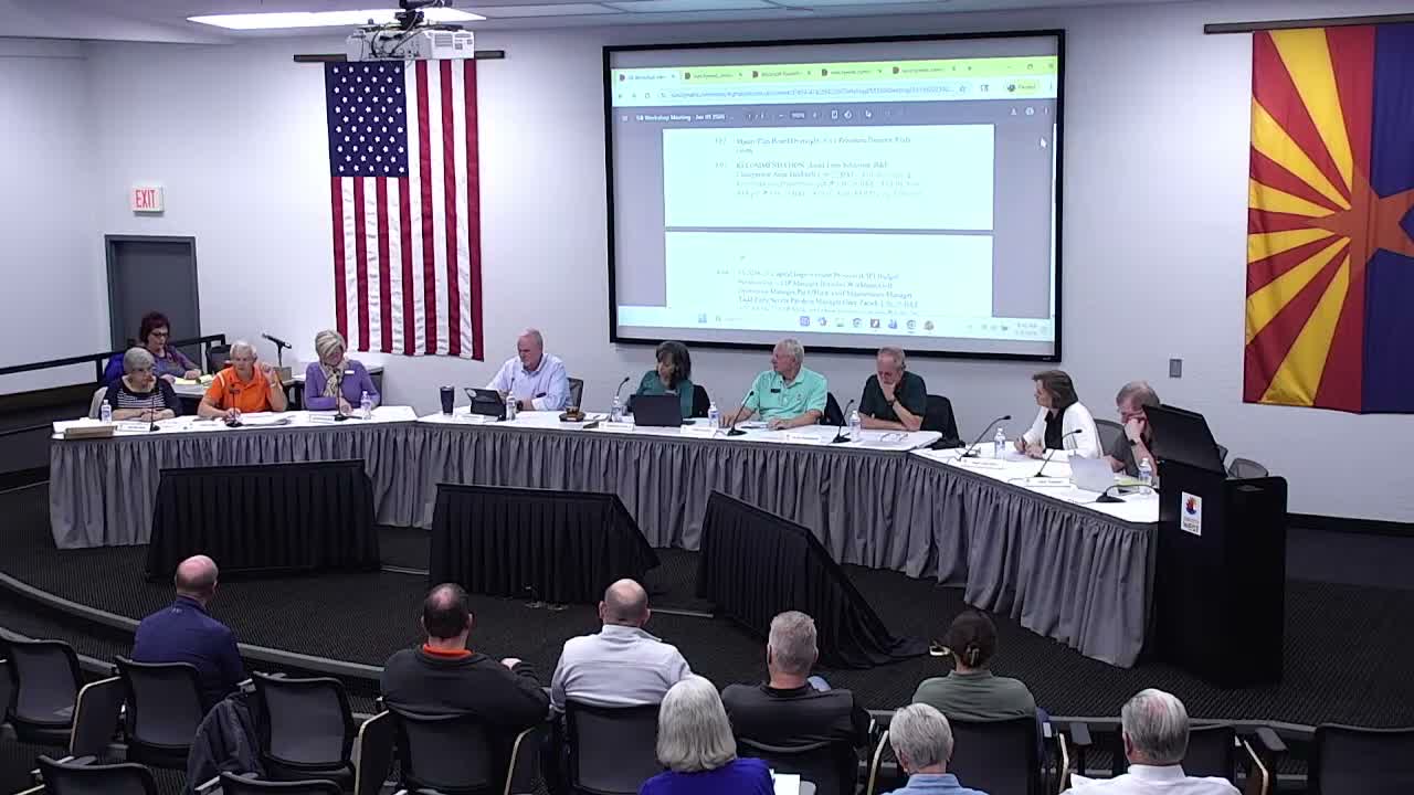 Sun City West board debates oversight role for master-plan project; vote scheduled for next regular meeting