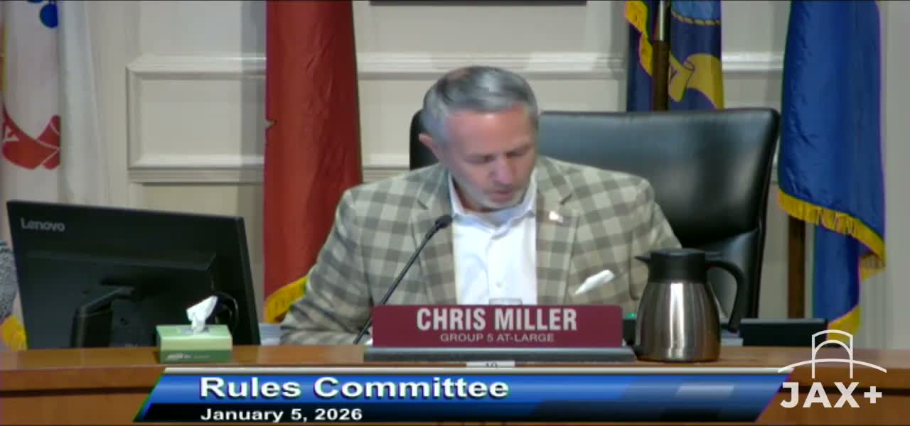 Rules committee approves Abner Davis for Jacksonville Retirement System board