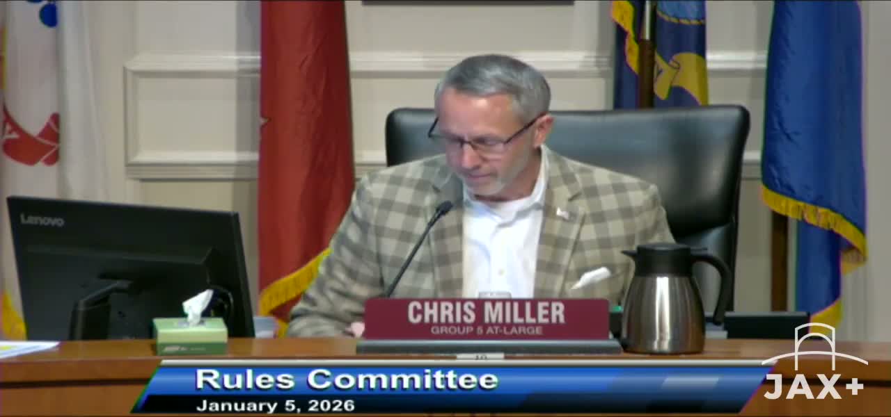 Rules committee adds Duval County School Board to CIP consultation