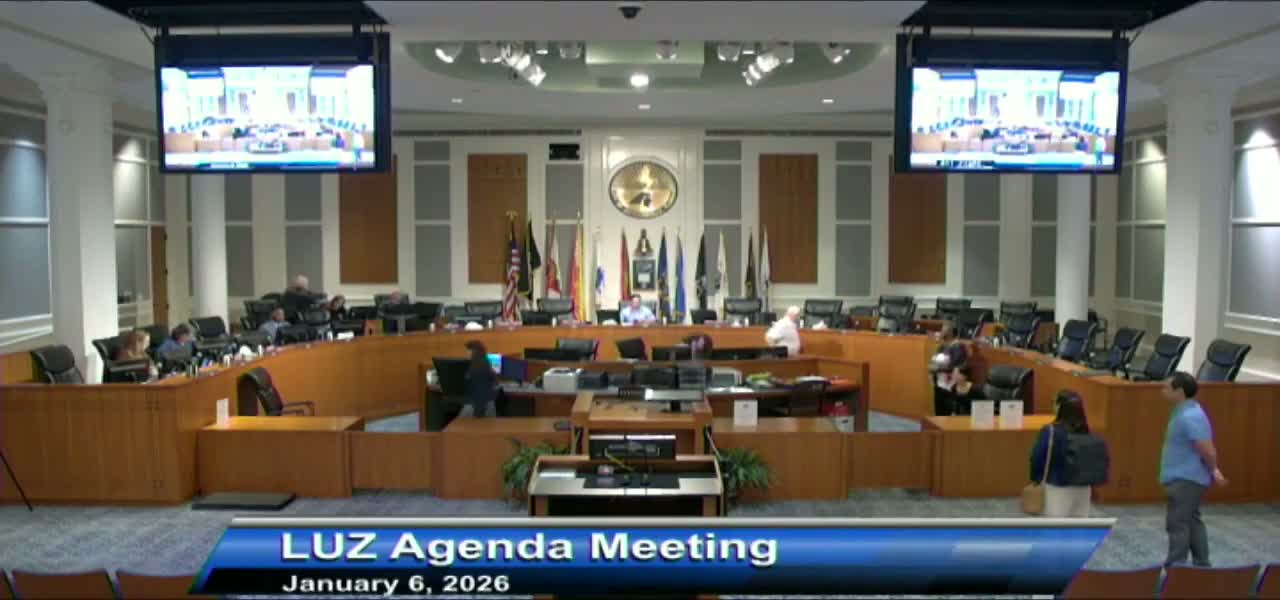 Land Use & Zoning chair reorders agenda, defers multiple items and flags amendment procedure for Item 16