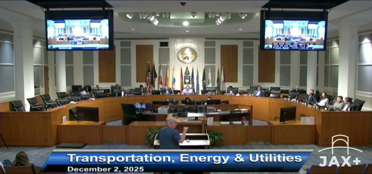 Residents press ethics concerns and propose selling JEA during brief committee meeting