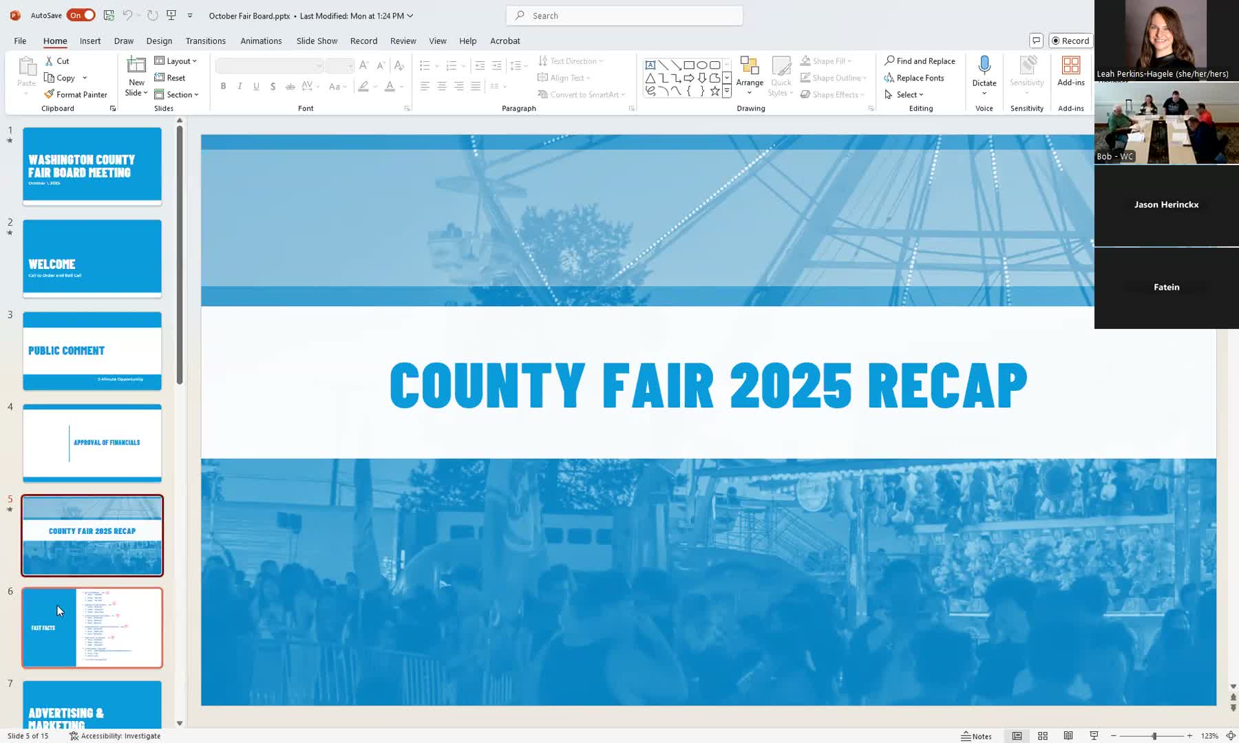 Washington County fair sees higher attendance and revenue; carnival performance and staffing flagged for follow‑up