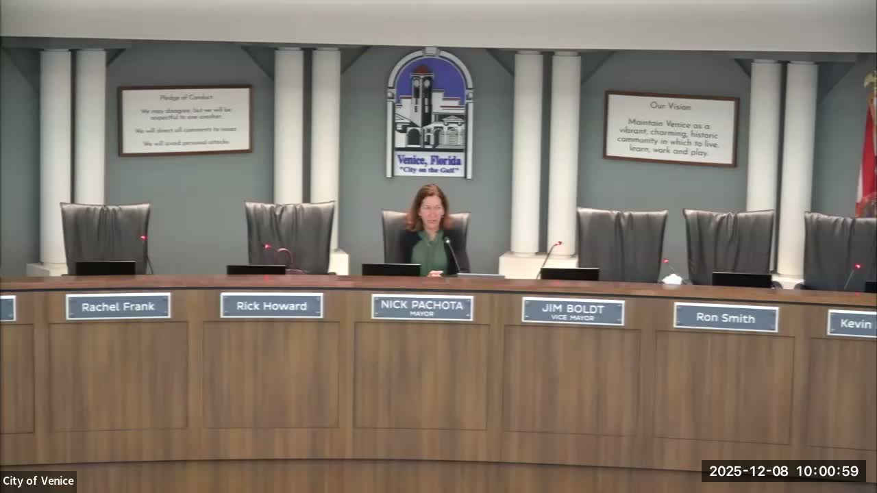 Venice city attorney leads annual Sunshine Law and public-records training for advisory boards