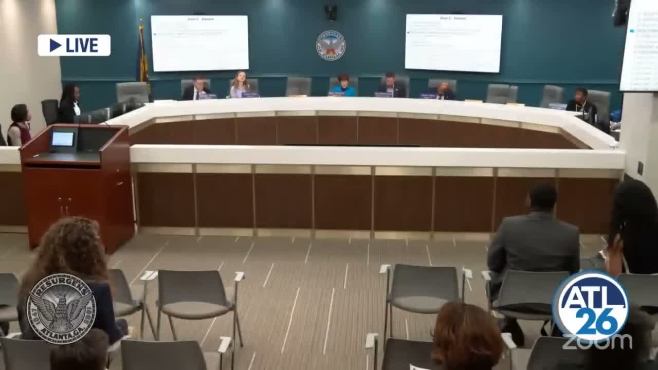 Longtime resident tells zoning committee Atlanta must fix housing access and outreach