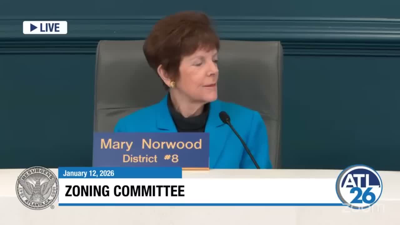 Atlanta zoning committee refers 34 rezones and permits to full council and Zoning Review Board