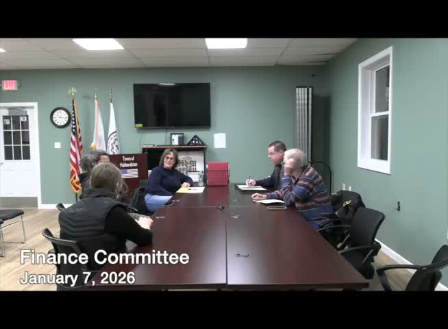 Hubbardston finance committee hears FY26 update: consultant hired to clean books, interim administrator on board