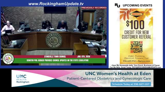 Senate leader tells Wentworth council DOT study funded, short session expected in spring