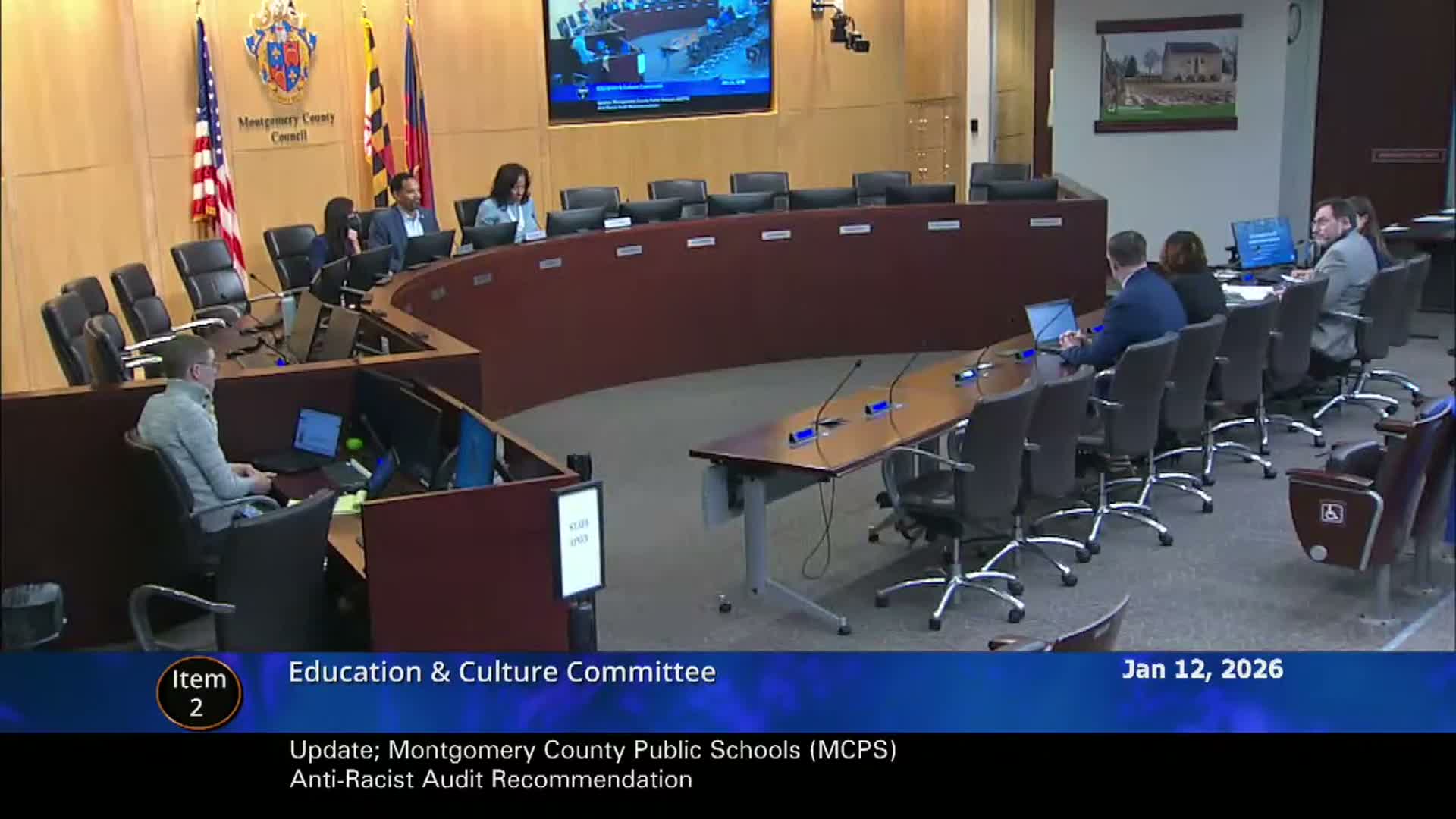 MCPS official: anti‑racist audit moving into implementation, but leadership gaps and uneven practice remain