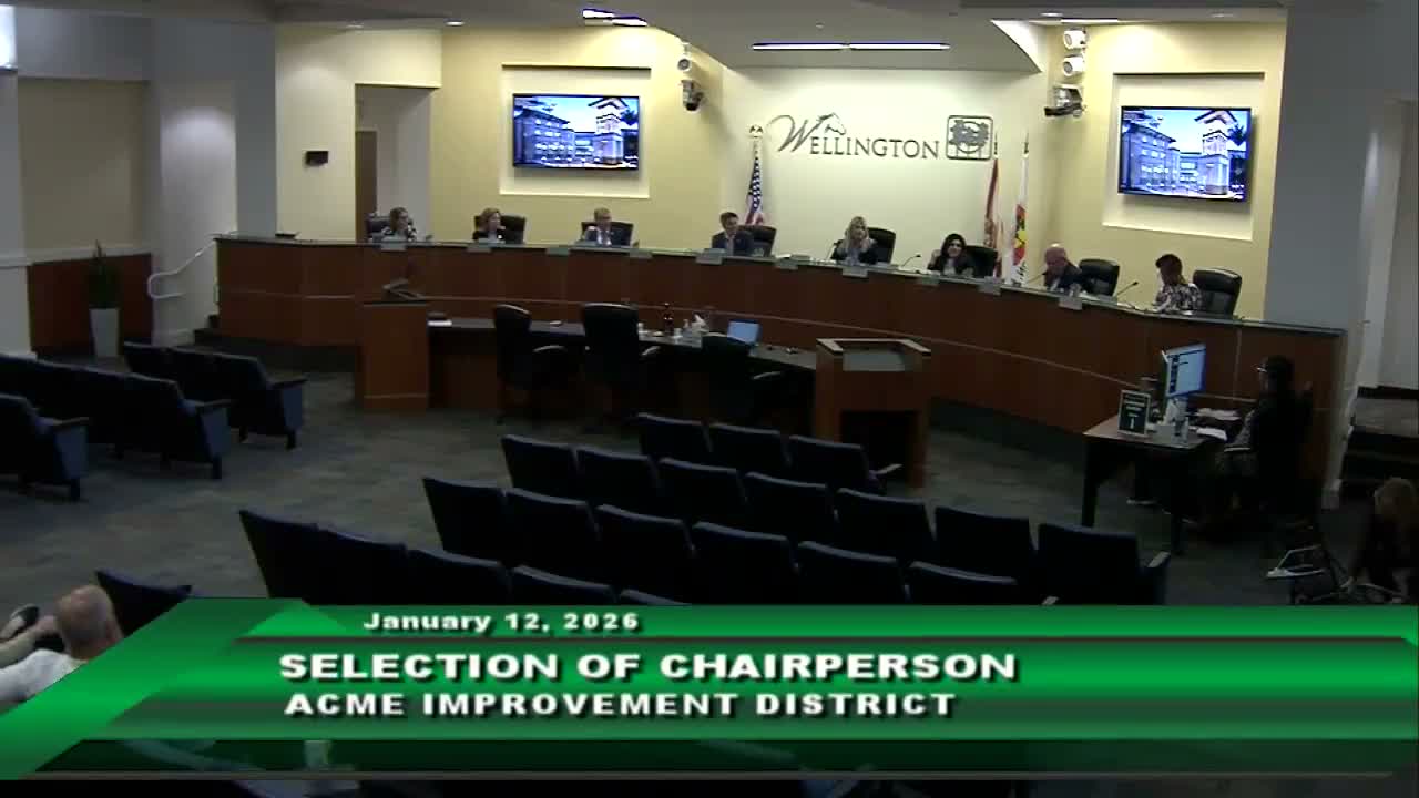 Mayor Napoleone chosen chair at Wellington special-district landowners meeting