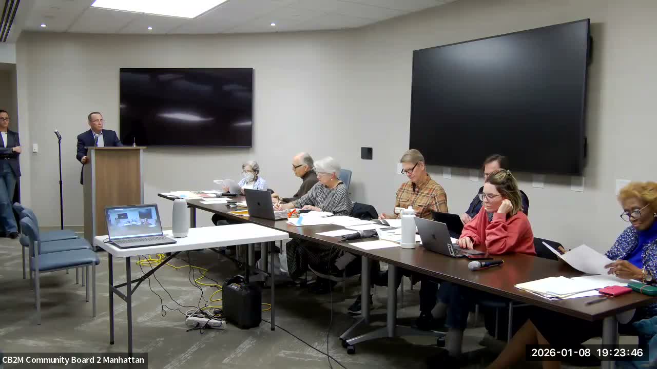 Penguin proposes acoustic fixes and reservations to limit late-night disruption at 57 West 10th