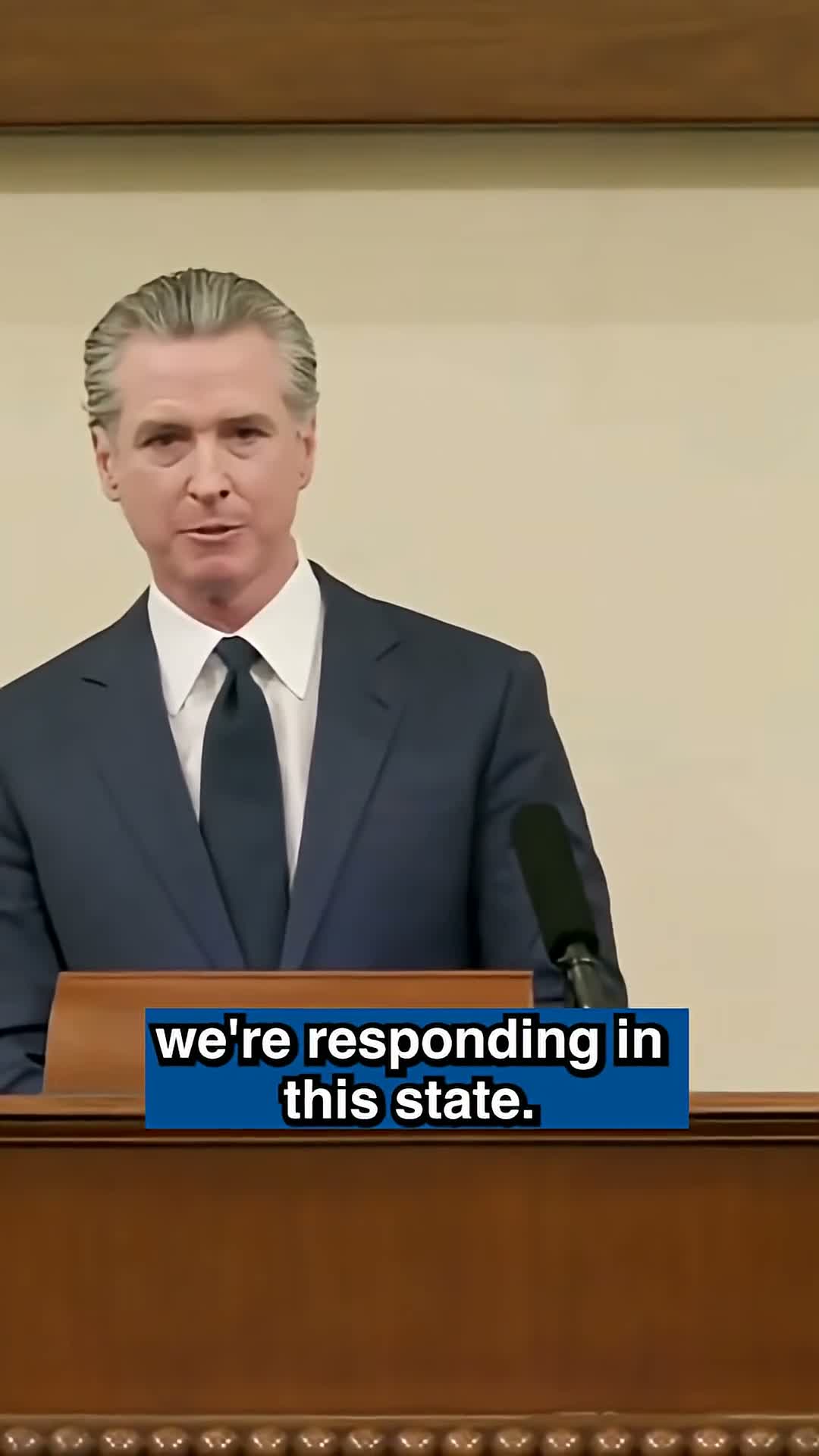 Unidentified state speaker announces "men's service challenge," calls for 10,000 young volunteers