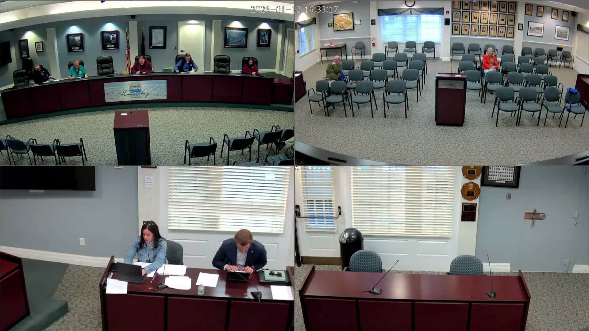 Lawrenceburg Redevelopment Commission elects 2026 officers, approves Maple Street dedication plat and routine claims