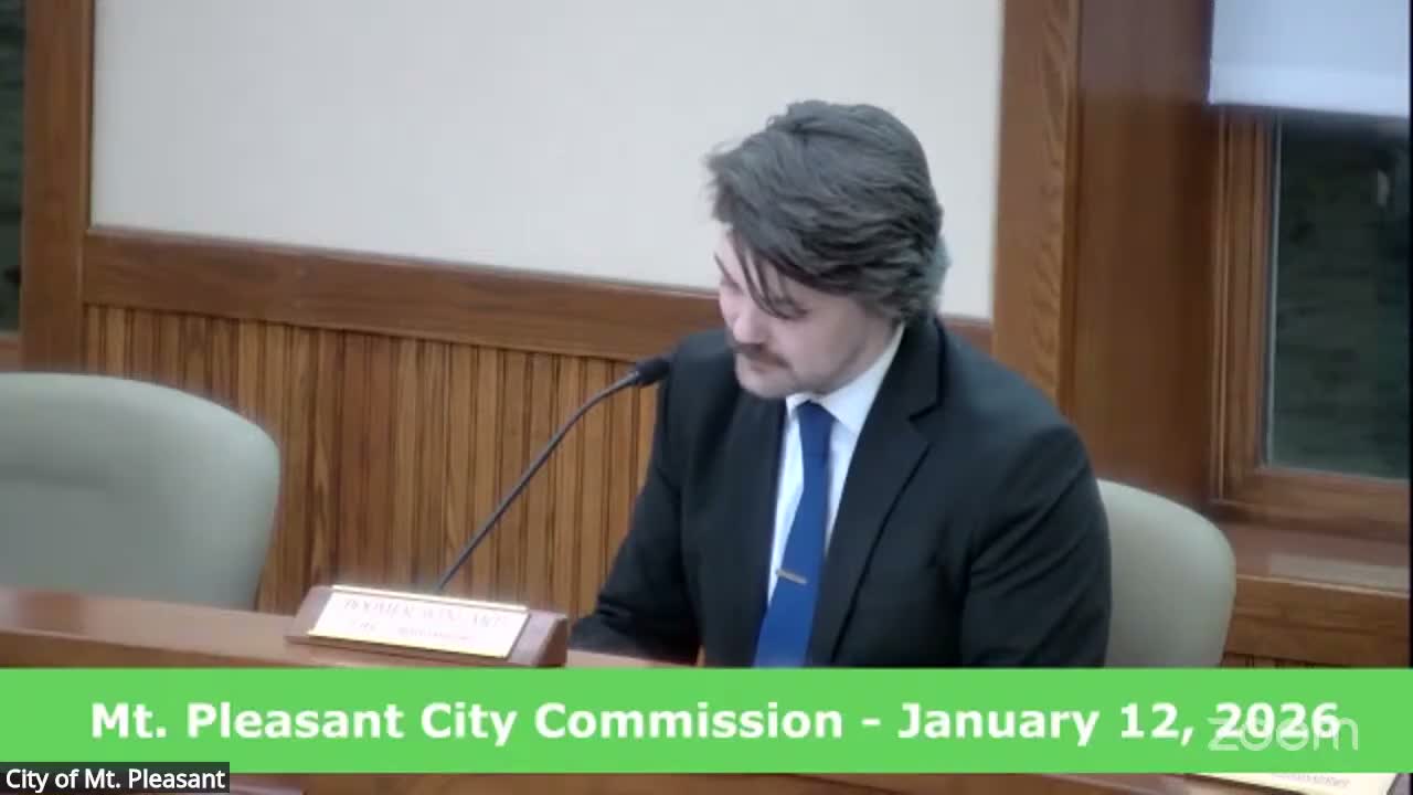 Mount Pleasant commissioners debate proposed changes to city manager contract, severance and salary