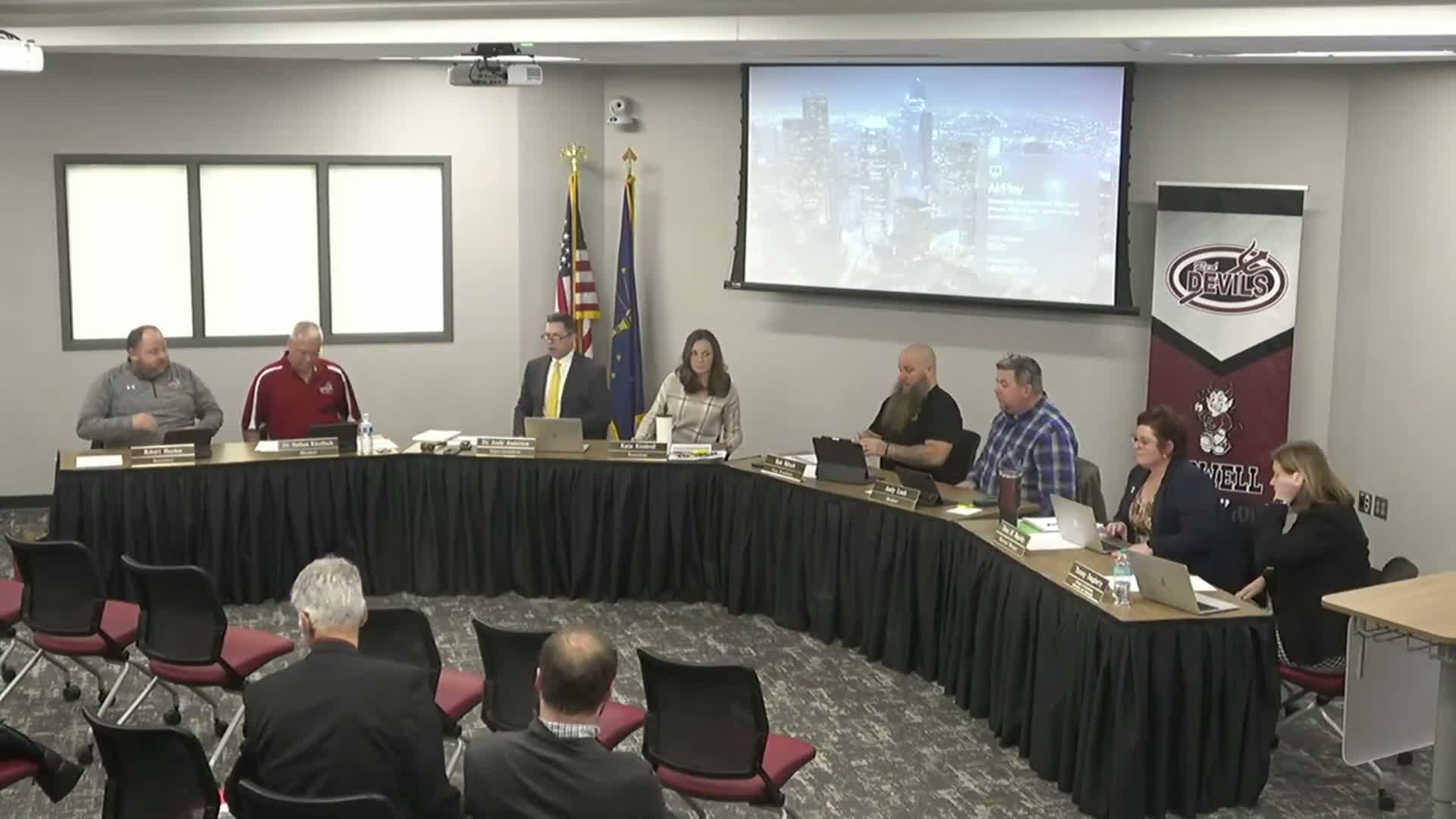 Tri-Creek School Board elects officers, approves schedule and routine motions