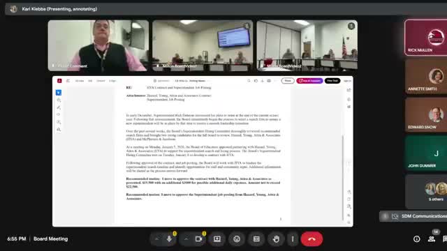 Milton board hires HYA for superintendent search and approves job posting