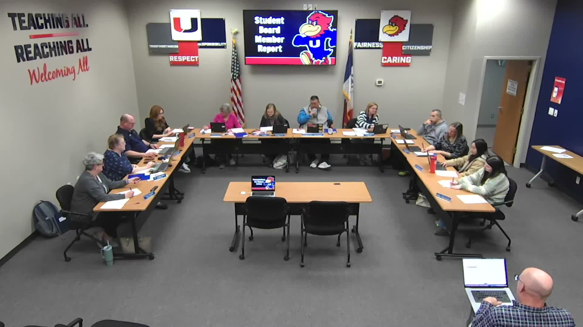 Urbandale board meeting: student recognitions, policy first readings, staff stipend proposal and board development preview