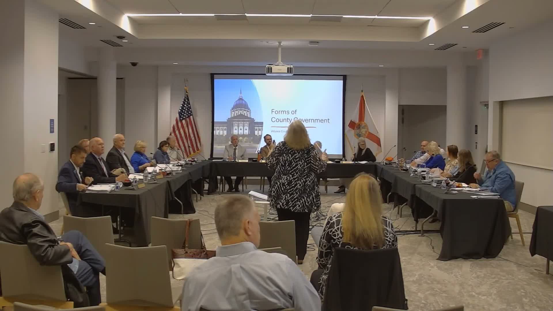 Former city manager outlines county charter options; commission asks follow-up on chair selection