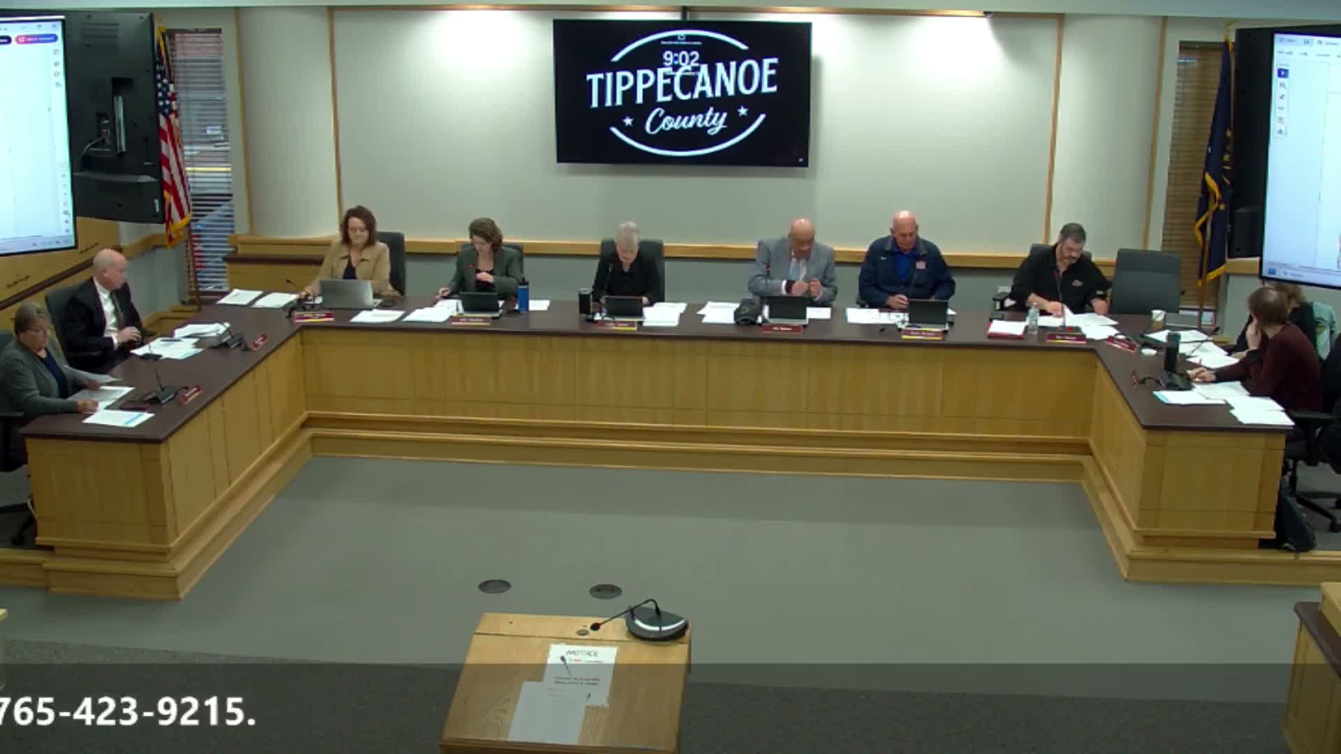Votes at a glance: Tippecanoe County Council approves salary ordinance amendment, multiple appropriations and personnel reclassifications