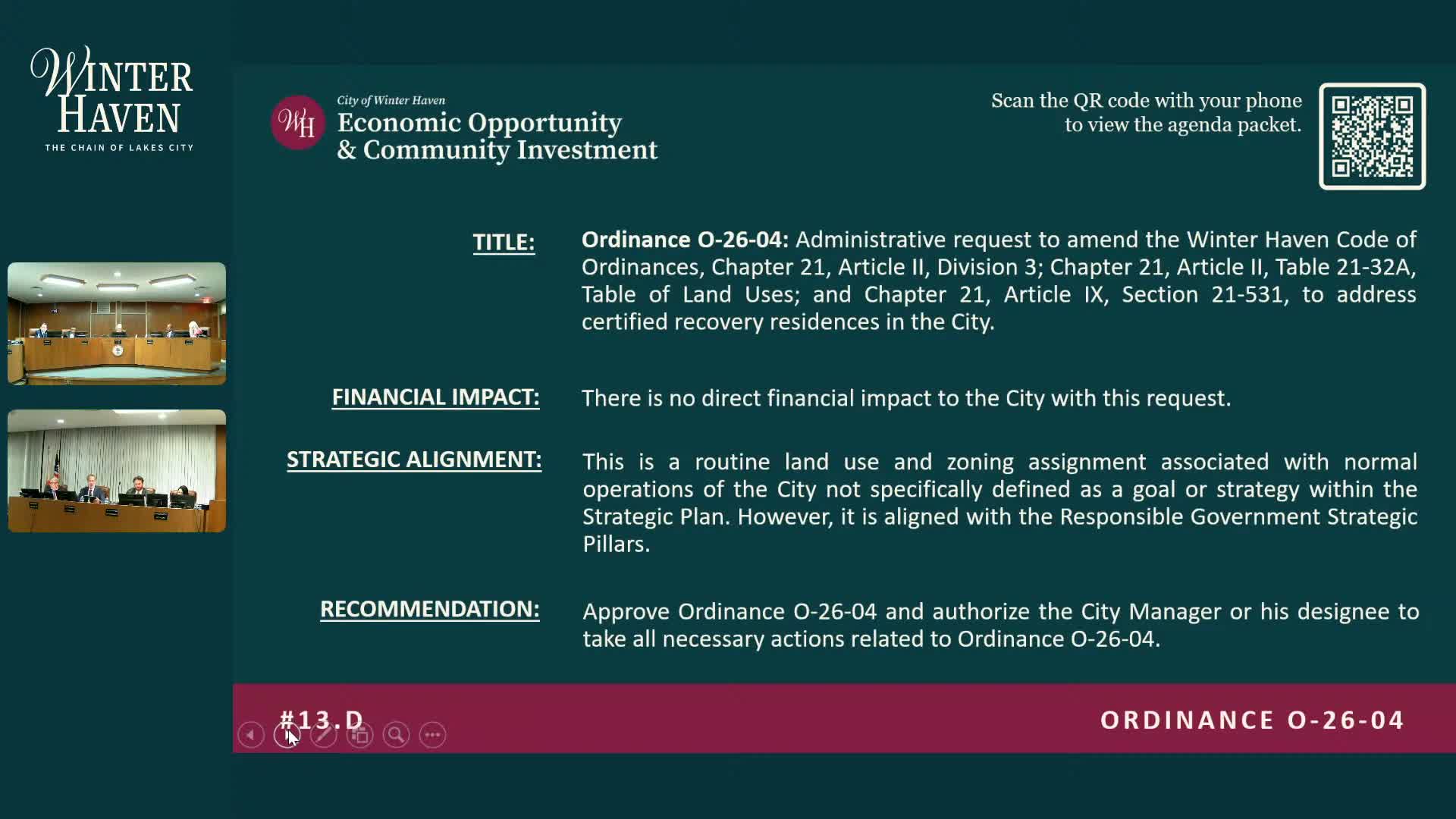 Commission approves zoning changes to add certified recovery residences as permitted or special uses