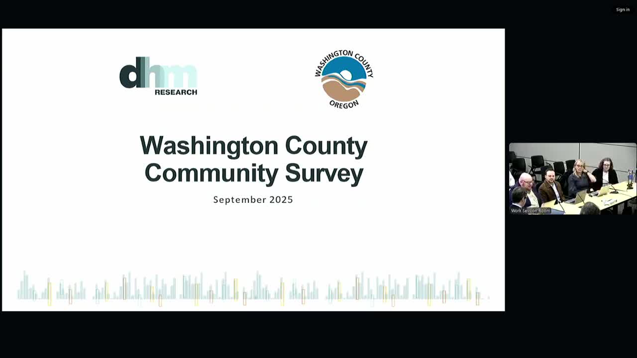 Survey: 800 Washington County residents report mostly positive quality of life but widespread financial worry; homelessness tops public concerns