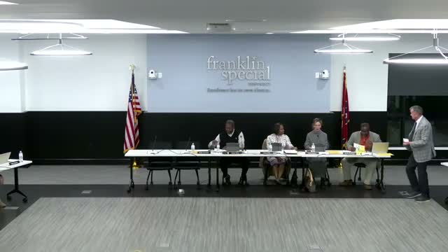 Franklin Special District highlights student artwork and national finalists, mayor proclaims School Board Appreciation Week