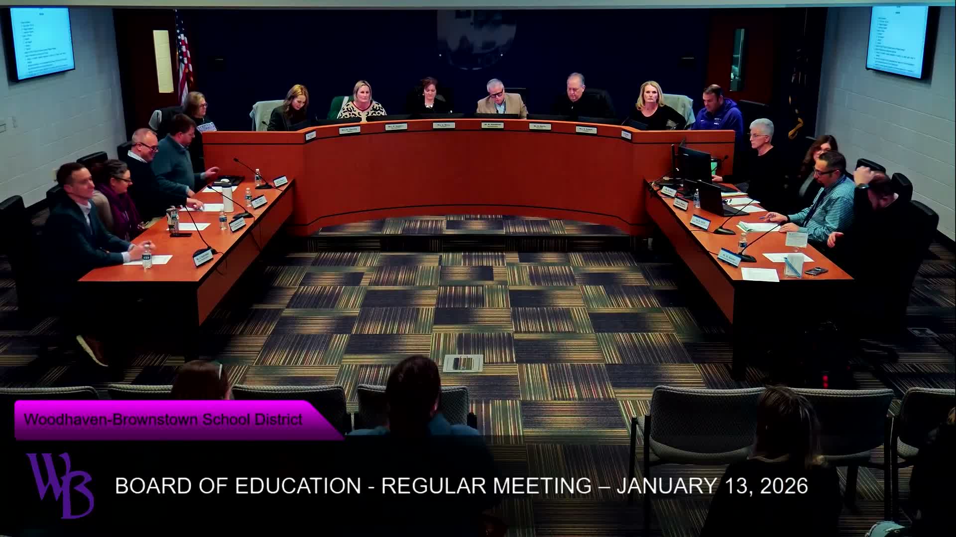 Woodhaven-Brownstown board elects officers, adopts organizational resolutions