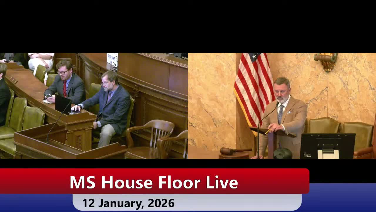 House welcomes Gautier delegation; members announce committee schedules, caucus sign-ups and a memorial