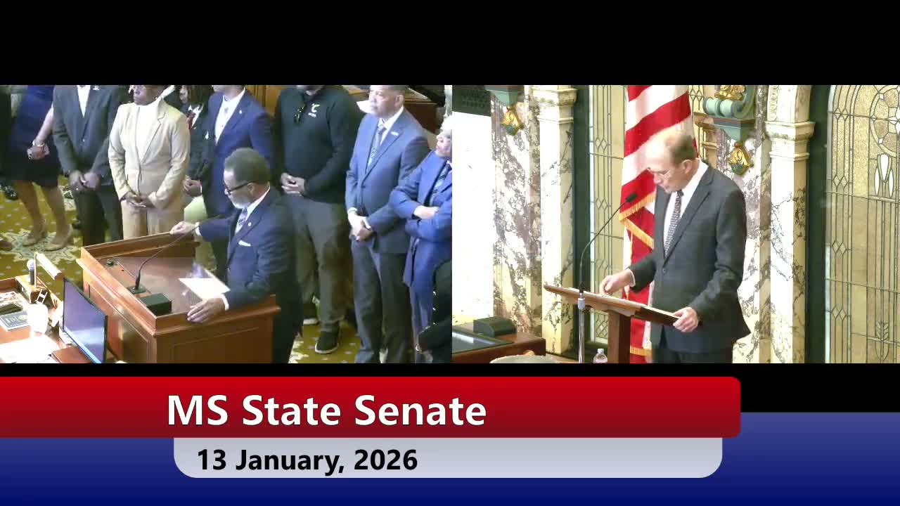 Mississippi Senate opens, honors Dr. Charles McClellan and sets committee schedule