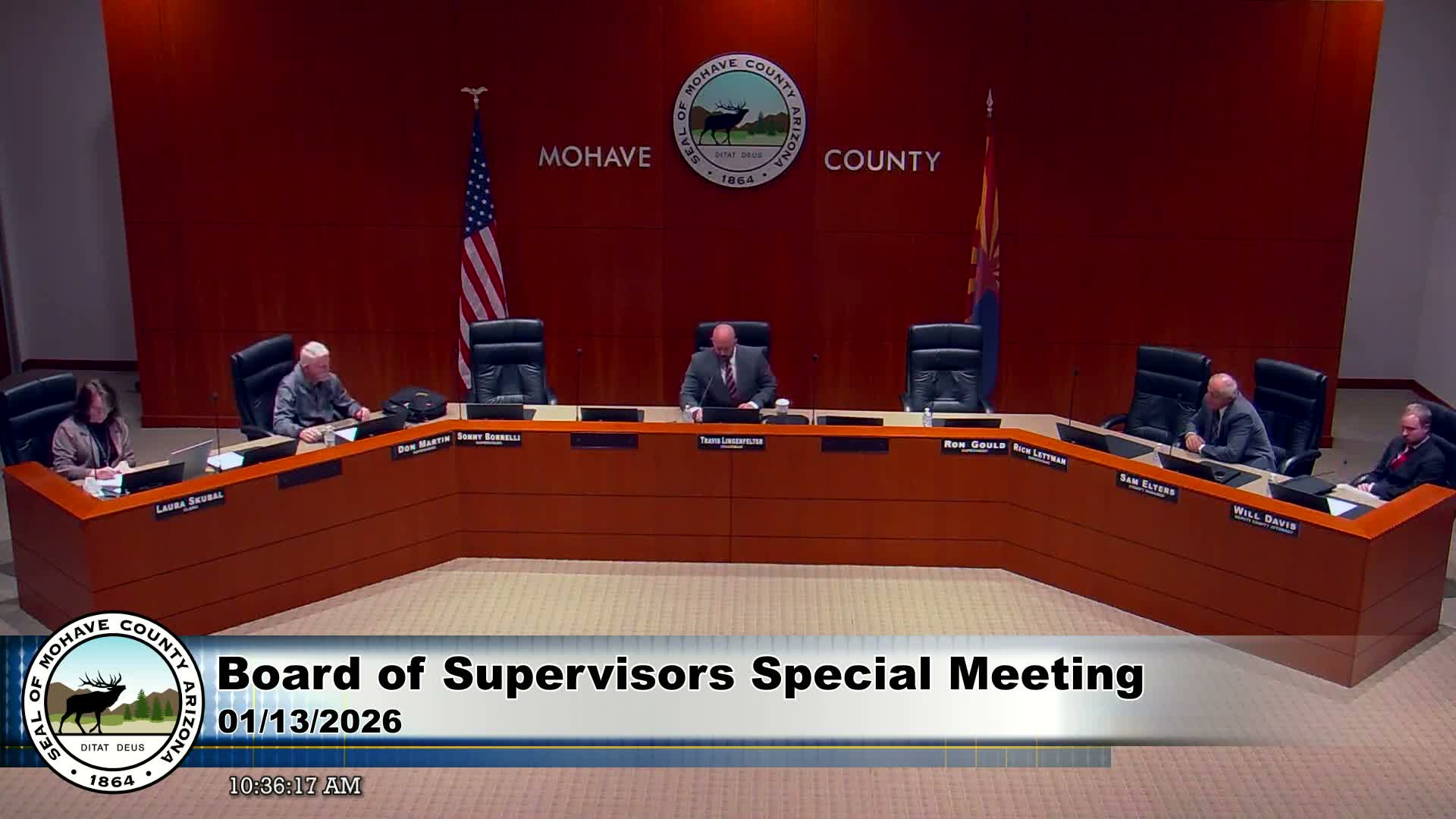 Mohave County supervisors recess into executive session and nominate David Strahl as county manager