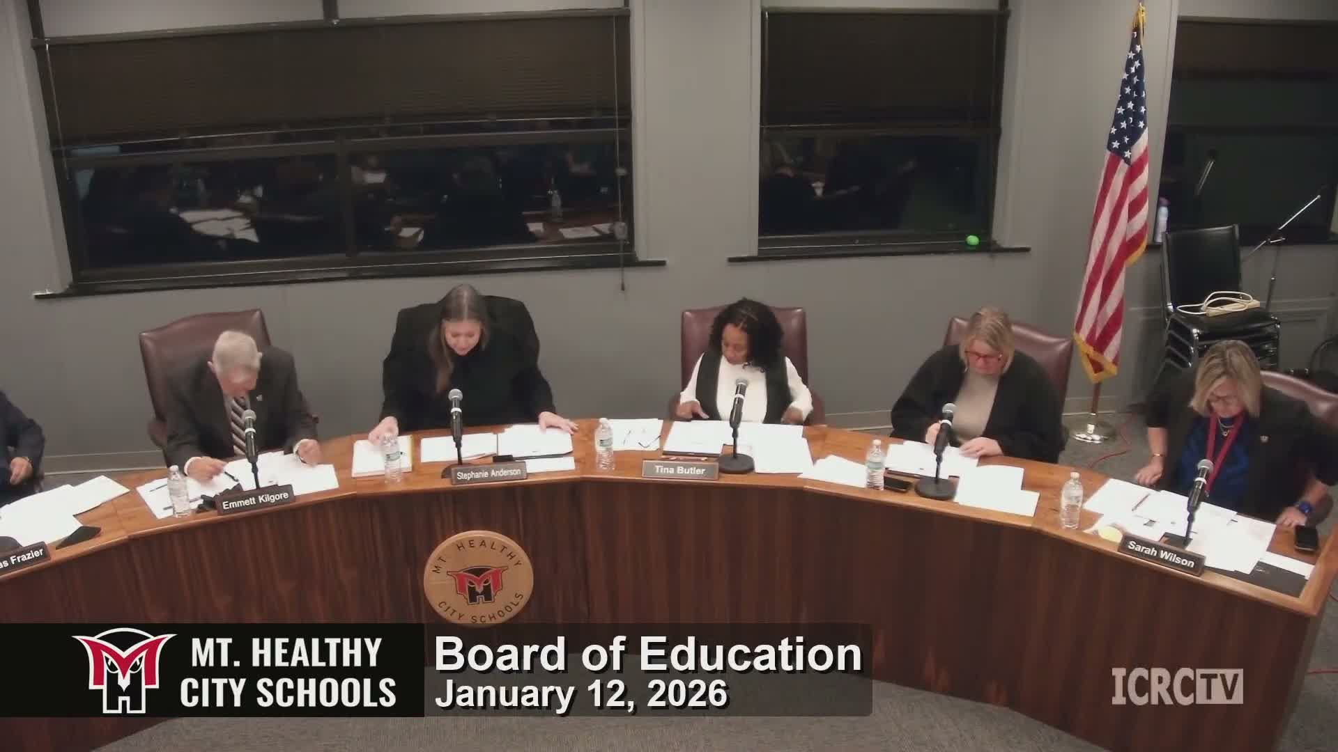 Mount Healthy board swears in members, elects leaders and approves organizational items