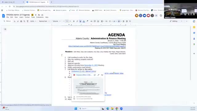 Adams County Board approves ordinance to add humane officer positions, sends change to county board