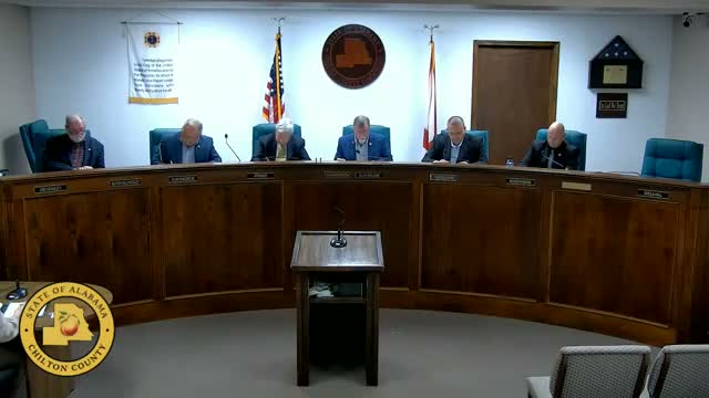 Chilton County commission approves consent agenda including hires, wage adjustments and CDBG hearing