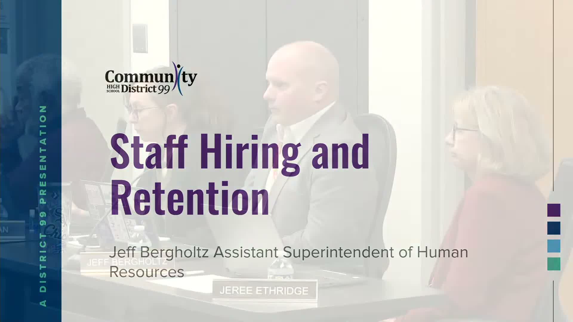 CHSD 99 reports stable retention, hiring volume and mentoring requirement for new certified teachers