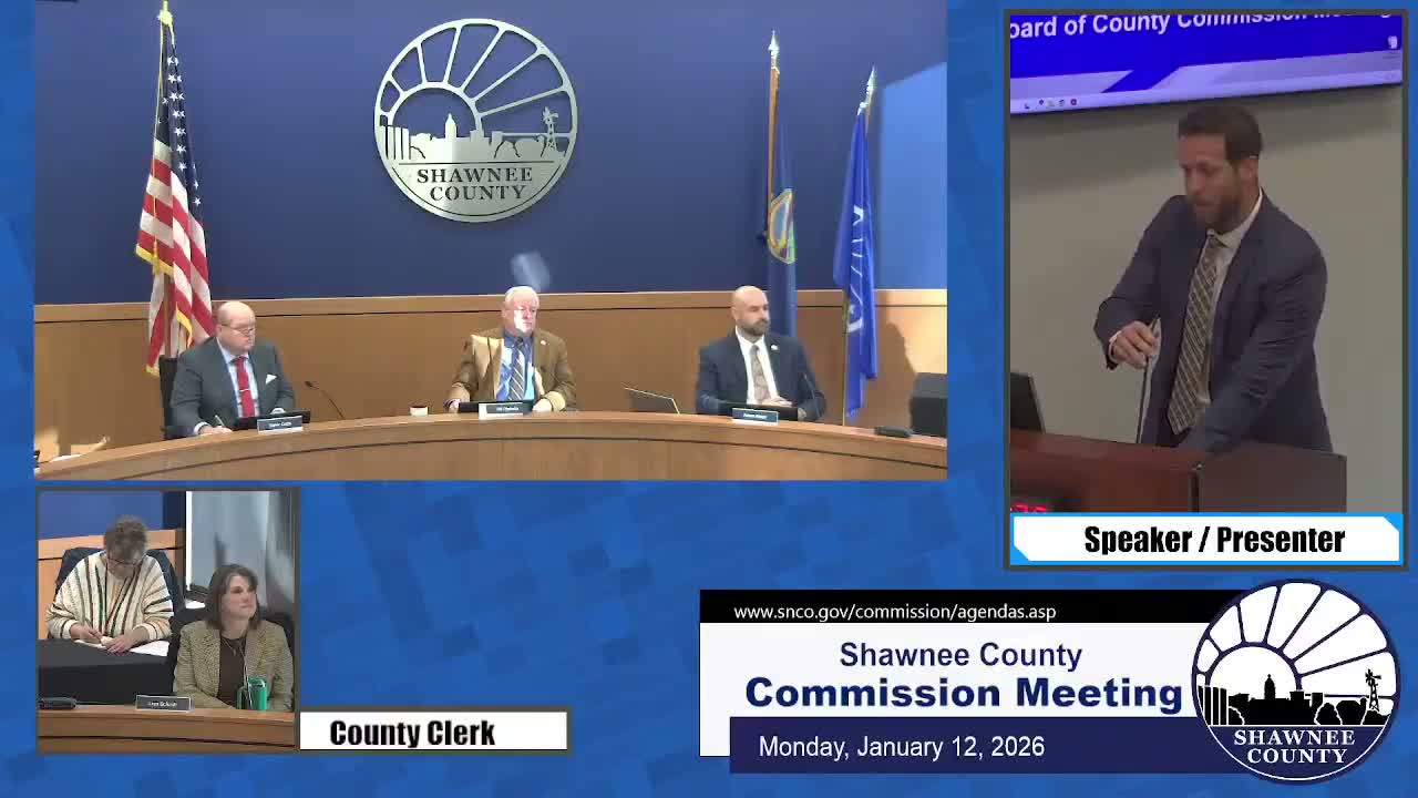 Sheriff announces $5 million grant for Real Time Crime Center; county approves Stormont Vail Wi‑Fi upgrade and chairs RFP