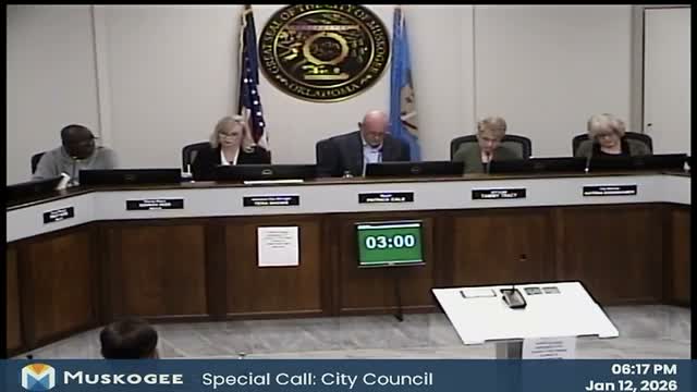 Council directs staff to proceed after executive session on Muskogee Tourism Authority