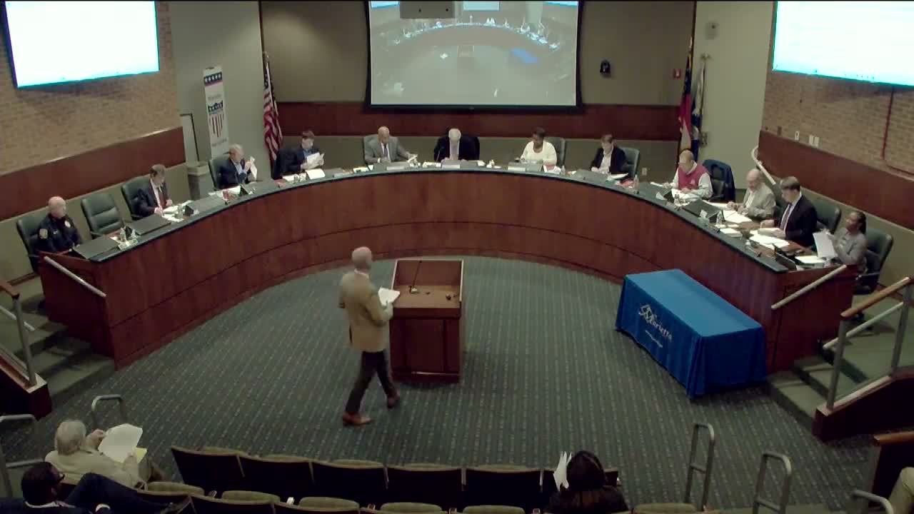 Council debates Powder Springs Road annexation; staff and applicant signal willingness to reduce density to 4 units per acre