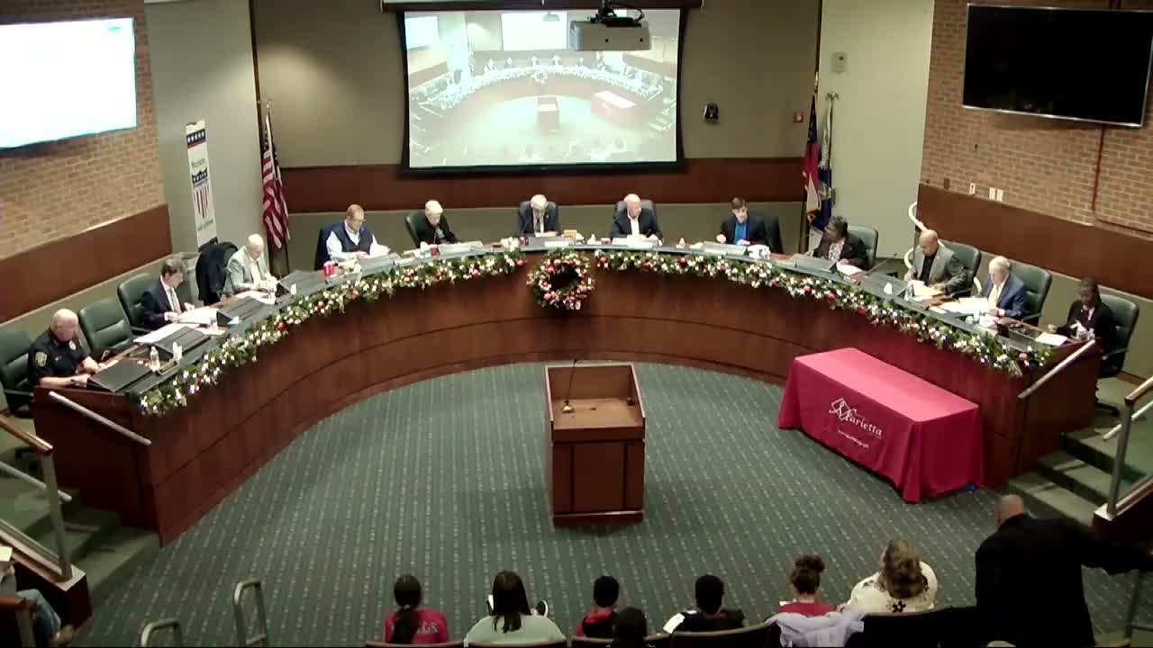 Marietta council accepts $28 million utility prepayment, approves BLW budget amendment and flags 5% water pass‑through