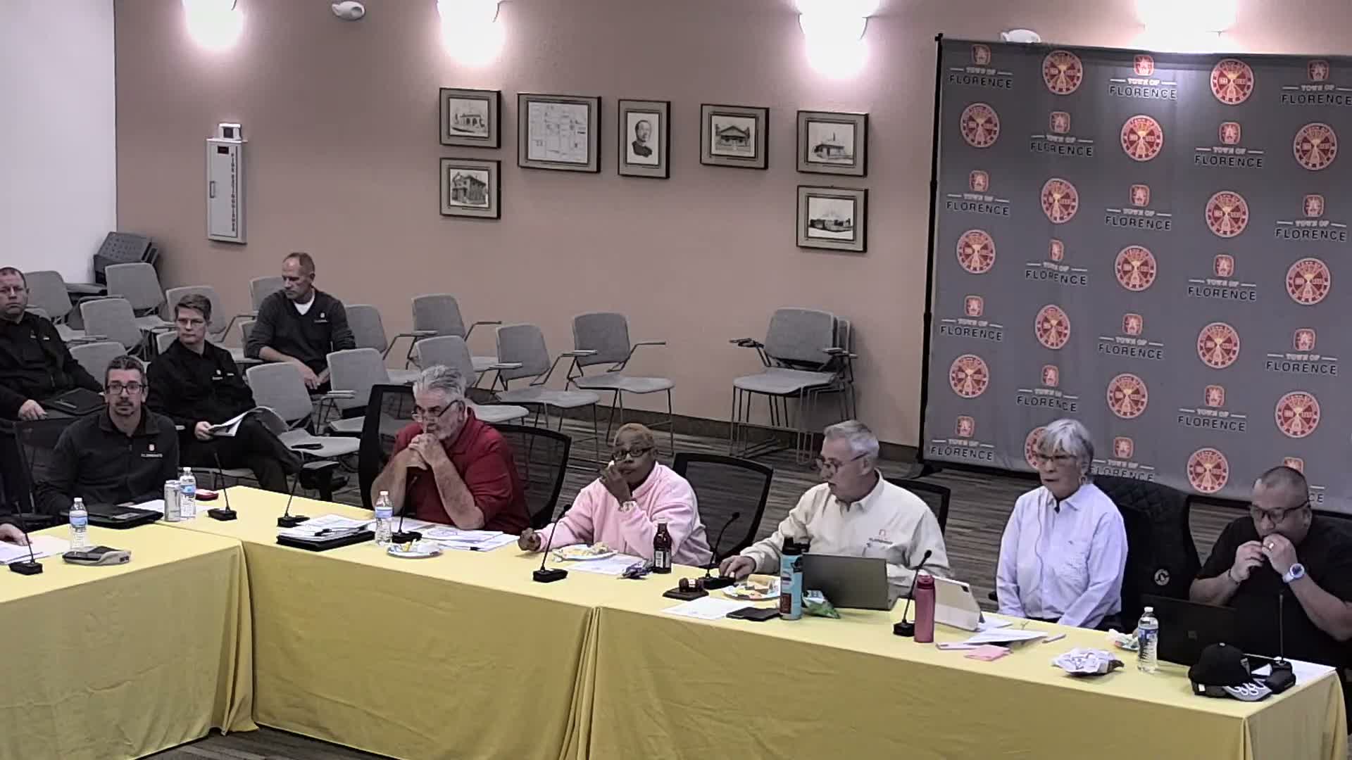 Florence reviews mid‑year finances as staff flags CIP timing and personnel costs