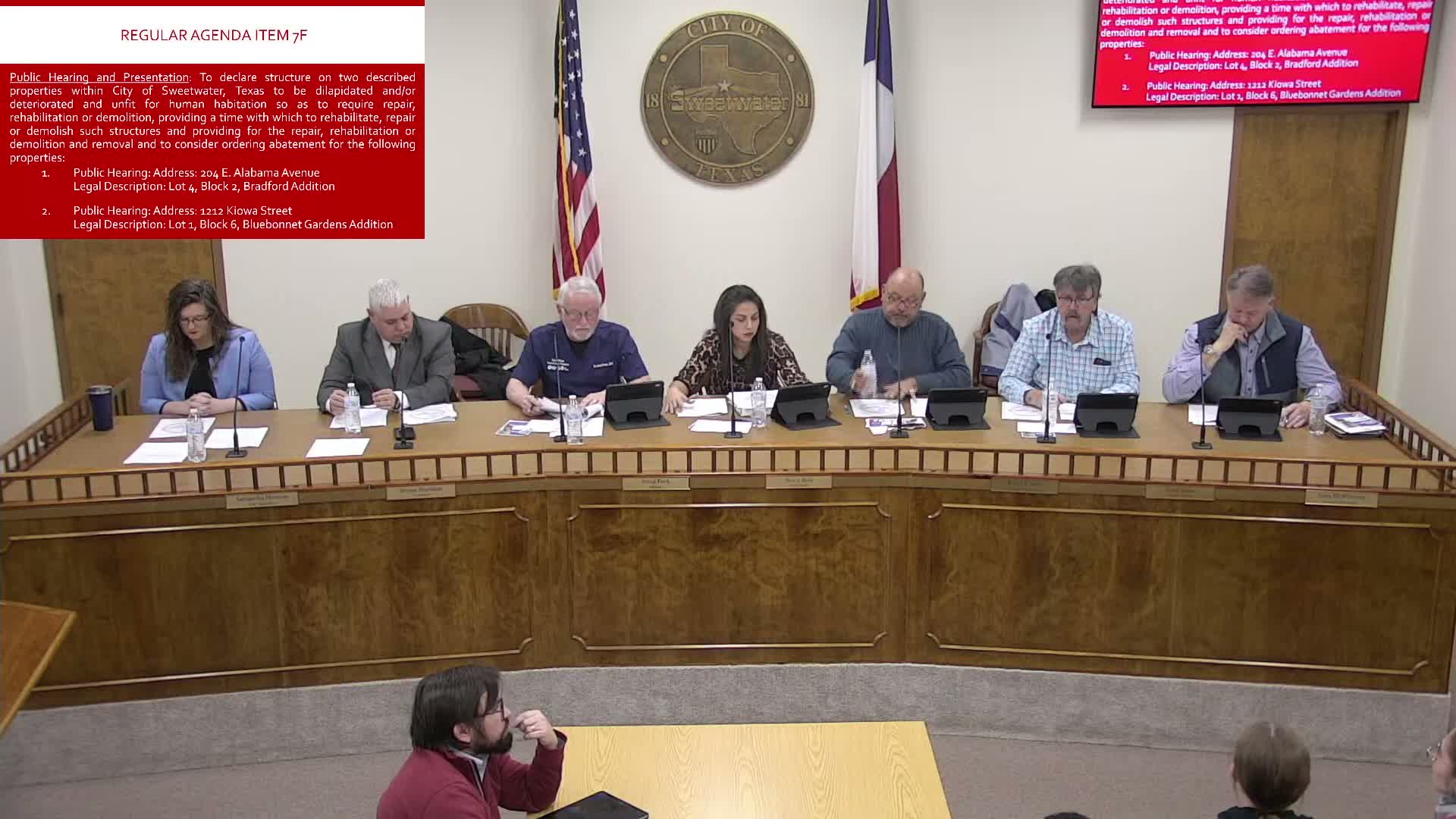 Sweetwater council orders repair or demolition of two dilapidated houses after public hearings