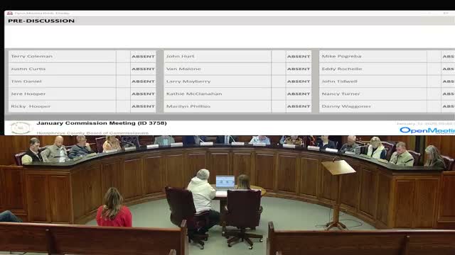 Humphreys County commissioners approve multiple budget amendments, opioid allocations and grants; drone purchase draws opposition