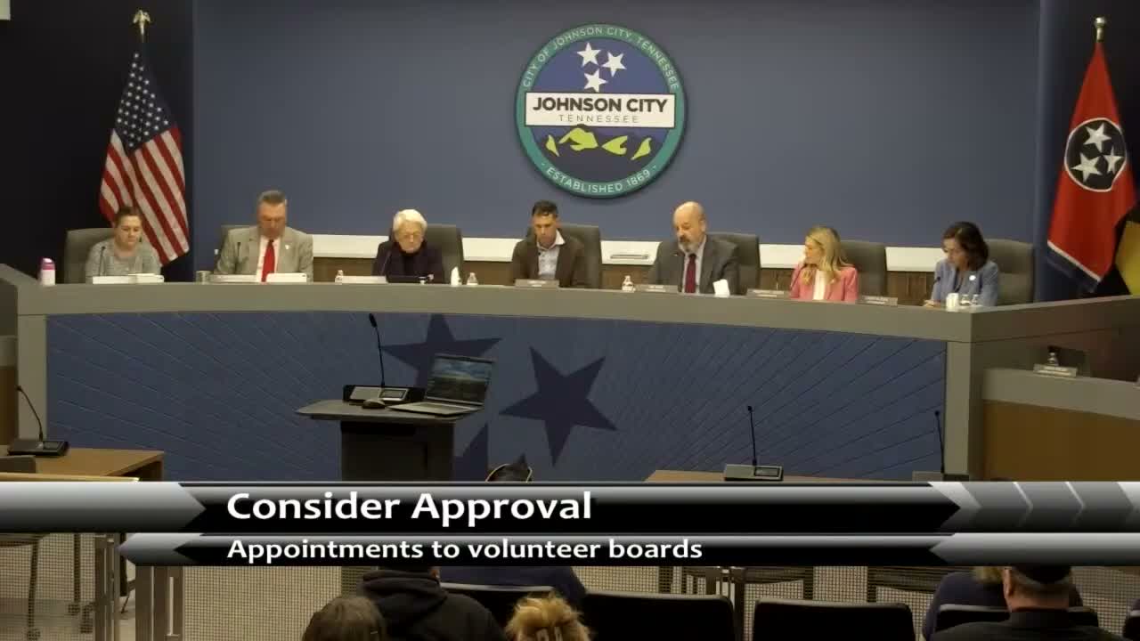 Commission approves slate of board and commission appointments