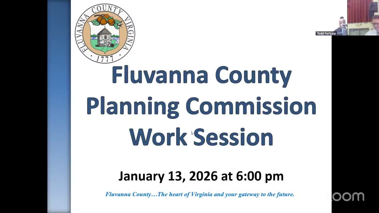 Fluvanna staff outlines private‑road and family‑subdivision problems, asks commissioners to consider code changes