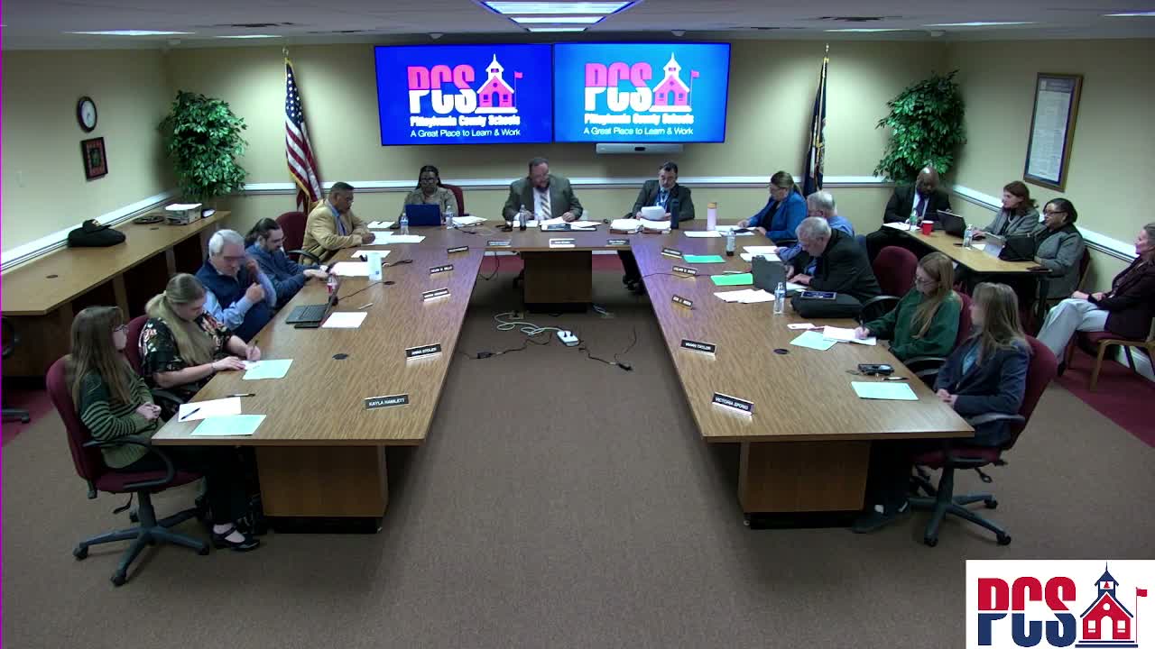 Board approves routine personnel and procedural items; denies a naming request and donates a World War II plaque